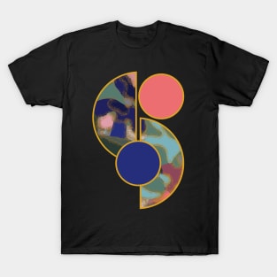 Bright vibrant modern earth tones colors unique original contemporary art 379 Abstract T-Shirt